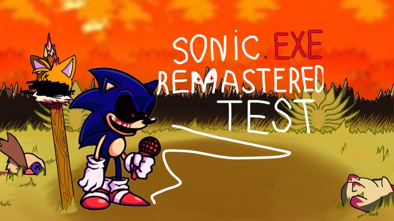 Fnf sonic exe фон