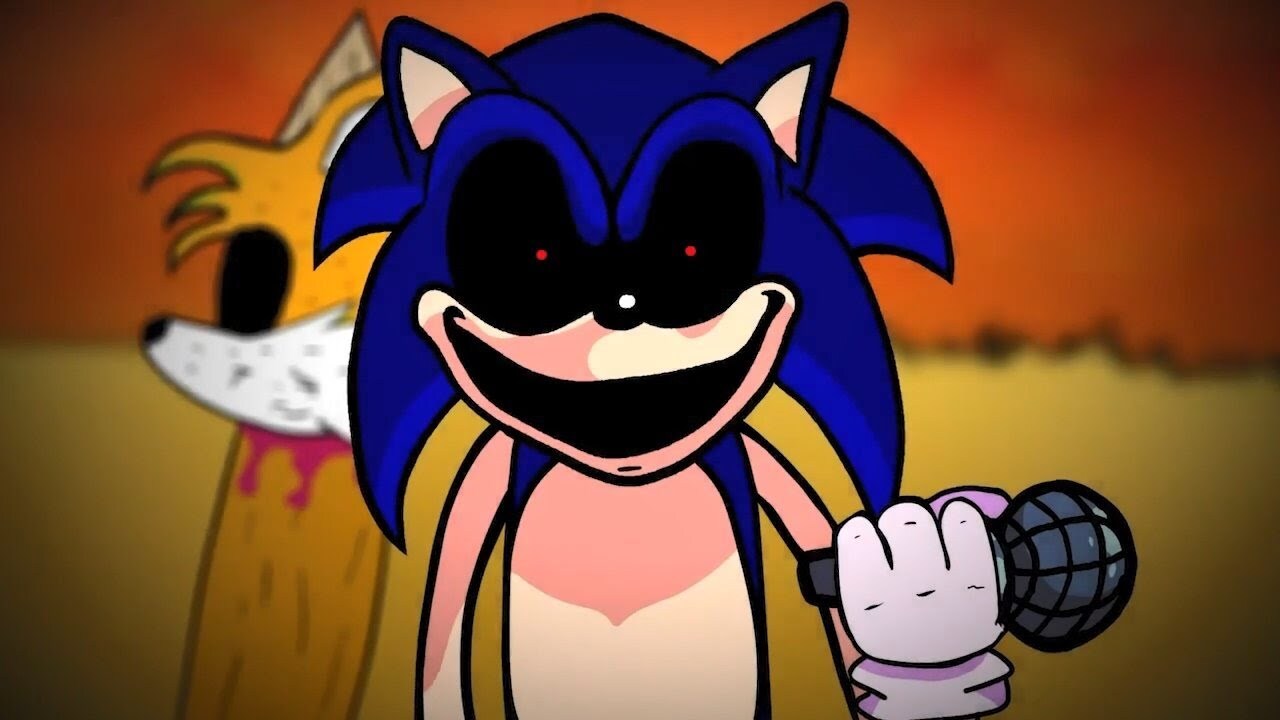 Fnf sonic exe фон