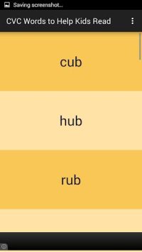 Cкриншот CVC Words to Help Kids Read, изображение № 1589637 - RAWG