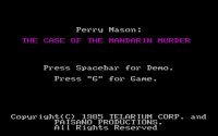 Cкриншот Perry Mason: The Case of the Mandarin Murder, изображение № 756605 - RAWG