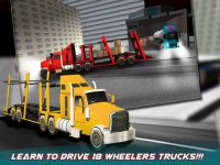 Cкриншот 18 Wheeler Truck Driver Simulator 3D – Drive out the semi trailers to transport cargo at their destination, изображение № 919346 - RAWG