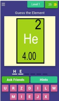 Cкриншот The Periodic Table Quiz Free, изображение № 2508892 - RAWG