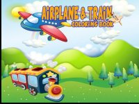 Cкриншот Airplanes and Trains Coloring Book - Art Plane and Friends: FREE App for Children, изображение № 1748341 - RAWG