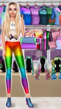 Cкриншот Rainbow Girls Dress Up, изображение № 1565197 - RAWG