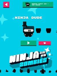 Cкриншот Ninja Dude vs Zombies - endless tap 'n' slash zombie arcade game, изображение № 14348 - RAWG