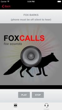 Cкриншот REAL Fox Sounds and Fox Calls for Fox Hunting (ad free) BLUETOOTH COMPATIBLE, изображение № 1729634 - RAWG