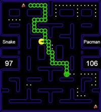 Cкриншот Snake VS Pacman, изображение № 1063268 - RAWG