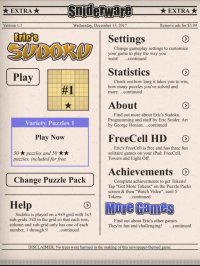 Cкриншот Eric's Sudoku –Classic Puzzles, изображение № 947590 - RAWG