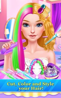 Cкриншот Hair Stylist Fashion Salon ❤ Rainbow Unicorn Hair, изображение № 1592860 - RAWG