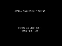 Cкриншот Sierra Championship Boxing, изображение № 757229 - RAWG