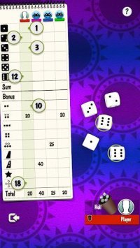Cкриншот Yatzy Offline and Online - free dice game, изображение № 1401844 - RAWG