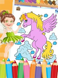 Cкриншот Little Unicorn Colorbook Drawing to Paint Coloring Game for Kids, изображение № 1632914 - RAWG