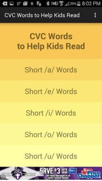 Cкриншот CVC Words to Help Kids Read, изображение № 1589638 - RAWG