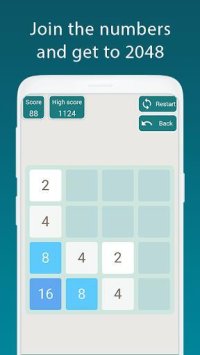 Cкриншот The classic 2048 - Puzzle game 🚀, изображение № 1581521 - RAWG