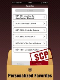 Cкриншот Offline for SCP Foundation Database -Anomaly and Paranormal DB, изображение № 1751768 - RAWG