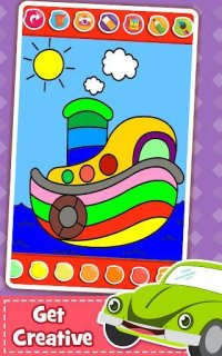 Cкриншот Cars Coloring Book for Kids - Doodle, Paint & Draw, изображение № 1426128 - RAWG