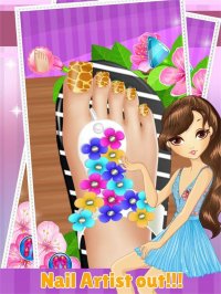 Cкриншот Toe Nail Spa Salon Beautiful Princess Girls - Makeover And Games Dressup Nails Art & Polish, изображение № 1632717 - RAWG