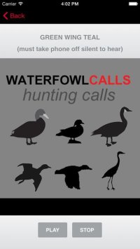 Cкриншот Waterfowl Hunting Calls - The Ultimate Waterfowl Hunting Calls App For Ducks, Geese & Sandhill Cranes - BLUETOOTH COMPATIBLE, изображение № 1729654 - RAWG