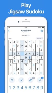 Cкриншот Jigsaw Sudoku by Sudoku.com, изображение № 2649392 - RAWG