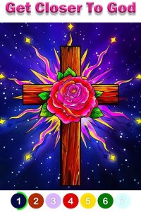 Cкриншот Bible Coloring - Paint by Number, Free Bible Games, изображение № 2075487 - RAWG