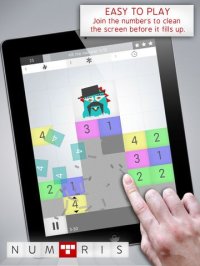 Cкриншот Numtris: best addicting logic number game with cool multiplayer split screen mode to play between two good friends. Including simple but challenging numeric puzzle mini games to improve your math skil, изображение № 2061232 - RAWG