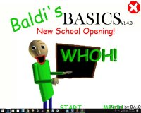 Cкриншот Baldi's Basics New Opening School (1.4.3 Port), изображение № 2409987 - RAWG