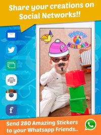 Cкриншот StickonPic Photo booth: Fun sticker app editor and props for adults, изображение № 1601355 - RAWG