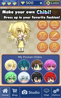 Cкриншот Pocket Chibi - Anime Dress Up, изображение № 1348797 - RAWG