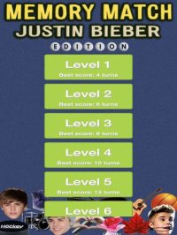 Cкриншот Memory Match - Justin Bieber Edition!, изображение № 932704 - RAWG