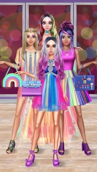 Cкриншот Rainbow Girls Dress Up, изображение № 1565200 - RAWG