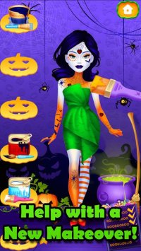 Cкриншот Halloween Girls MakeUp Makeover Party - Kids Games, изображение № 1962044 - RAWG