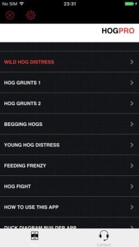 Cкриншот REAL Hog Calls - Hog Hunting Calls - Boar Calls, изображение № 1729293 - RAWG