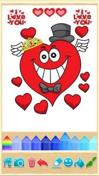 Cкриншот Valentines love coloring book, изображение № 1555458 - RAWG