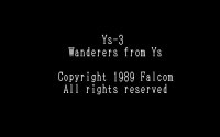 Cкриншот Ys III: Wanderers from Ys, изображение № 761043 - RAWG
