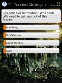 Cкриншот Zombie Quiz App for the Resident Evil Movies, изображение № 1650052 - RAWG