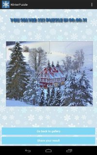 Cкриншот Winter Puzzle Free, изображение № 1459783 - RAWG