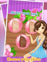 Cкриншот Toe Nail Spa Salon Beautiful Princess Girls - Makeover And Games Dressup Nails Art & Polish, изображение № 1632715 - RAWG