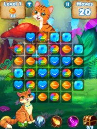 Cкриншот Kitty Crush - puzzle games with cats and candy, изображение № 1675189 - RAWG