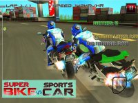 Cкриншот Super Bike Vs Sports Car - Free Racing Game, изображение № 1606569 - RAWG