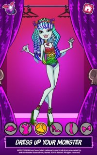 Cкриншот Monster High Beauty Shop: Fangtastic Fashion Game, изображение № 1450016 - RAWG