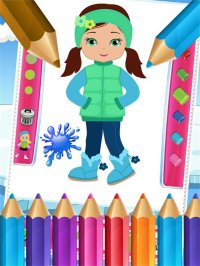 Cкриншот Little Girls Colorbook Drawing to Paint Coloring Game for Kids, изображение № 1632750 - RAWG