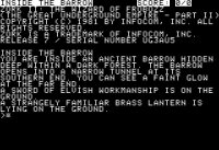 Cкриншот Zork II, изображение № 746013 - RAWG