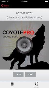 Cкриншот REAL Coyote Hunting Calls - Coyote Calls & Coyote Sounds for Hunting (ad free) BLUETOOTH COMPATIBLE, изображение № 1729497 - RAWG
