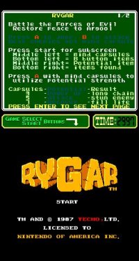 Cкриншот Rygar (1987), изображение № 737610 - RAWG