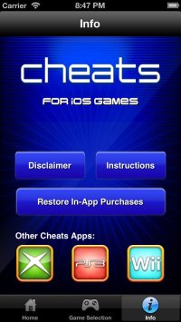 Cкриншот Cheats - Mobile Cheats for iOS Games, изображение № 1713164 - RAWG