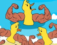 Cкриншот Help! The giant Duck Overlord wants to eat perfectly tanned humans again!, изображение № 2416698 - RAWG