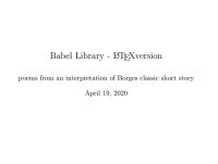 Cкриншот infinite content - a babel library based on Borges, изображение № 2364207 - RAWG