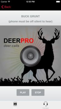 Cкриншот Whitetail Hunting Calls-Deer Buck Grunt -Buck Call - AD FREE - BLUETOOTH COMPATIBLE, изображение № 1729297 - RAWG