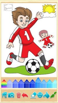 Cкриншот Football coloring book game, изображение № 1555553 - RAWG