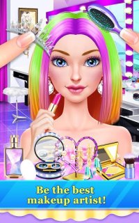 Cкриншот Hair Stylist Fashion Salon ❤ Rainbow Unicorn Hair, изображение № 1592867 - RAWG